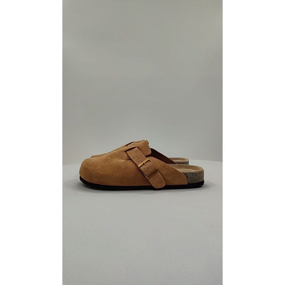 Tan Suede Women's Slip-On Shoes
